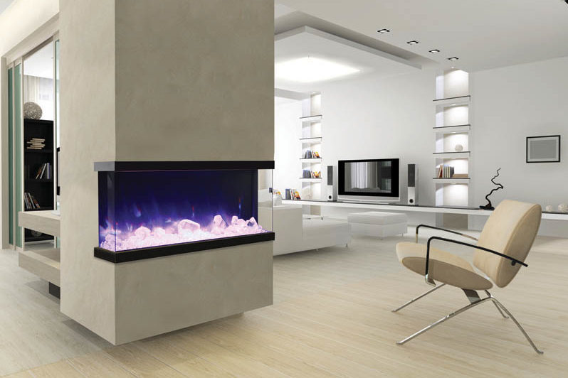 50-TRU-VIEW-XL – 3 sided 50 inch wide electric fireplace